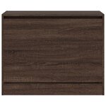vidaXL Armoire à chaussures chêne marron 80x34x63 cm bois ingénierie