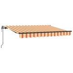 vidaXL Auvent Rétractable Multicolore 350 x 200 cm