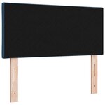 vidaXL Tête de lit avec des lumières à LED Réglable Bleu 100 cm tissu