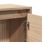 vidaXL Table de chevet 40x30 5x40 cm bois de pin massif