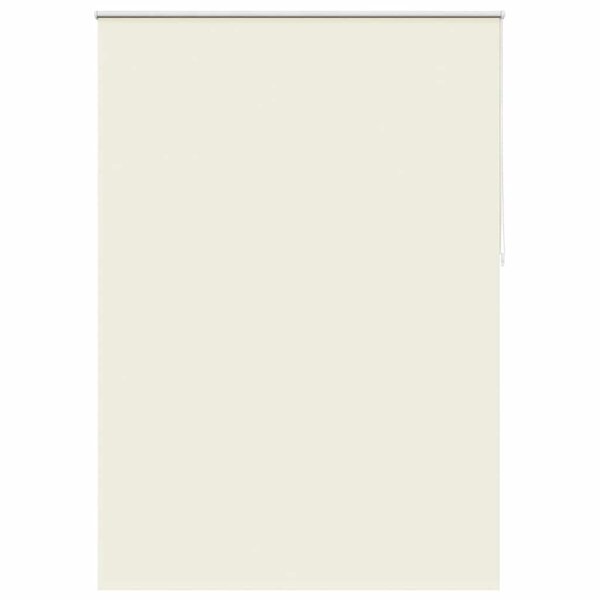 vidaXL Store enrouleur occultant 144 4 x 230 cm  largeur du tissu 140 cm  blanc cassé