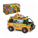 Camion Pizza des Tortues Ninja - Véhicule de Combat pour Figurines