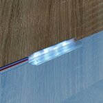 vidaXL Bande LED 12 Pièces Noir et Blanc 1745 mm Cuivre et plastique