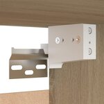 vidaXL Meuble TV Chêne sonoma 30 5x30x60 cm Bois d’ingénierie