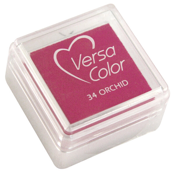 Tampon encreur "Versacolor"  orchidée  2 5x2 5 cm