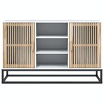 vidaXL Buffet blanc 105x30x65 cm bois d'ingénierie
