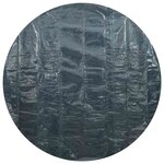 vidaXL Film solaire de piscine flottant PE 300 cm Noir et bleu