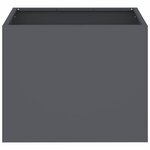 vidaXL Cache-pot de jardin Anthracite Acier laminé à froid