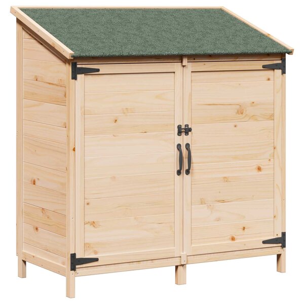 vidaXL Abri de jardin avec toit Naturel 106 5 x 56 x 113 5 cm