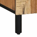 vidaXL Buffet avec étagère Marron 90 x 33 x 75 cm Bois d'acacia massif