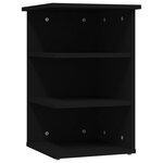 vidaXL Armoire latérale Noir 35x35x55 cm Aggloméré