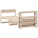 vidaXL Cadre de lit sans matelas 90x190 cm bois de pin massif