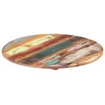 vidaXL Dessus de table rond 40 cm 15-16 mm Bois de récupération