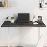 vidaXL Dessus de bureau marron foncé 100x50x2 cm bois chêne traité