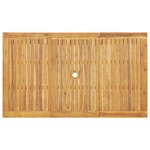 vidaXL Ensemble de repas jardin 7 pièces en bois d'acacia massif