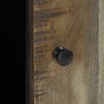 vidaXL Buffet 90x33x75 cm bois massif de manguier