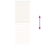 vidaXL Store zèbre beige marbré largeur du tissu 85 9 cm polyester