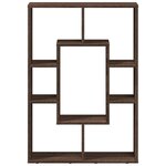 vidaXL Bibliothèque chêne marron 63x20x90 cm bois d'ingénierie