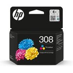 Cartouche d'encre HP 308 authentique tricolore (7FP20UE) pour HP Envy 6110  6120  6130  6520  6530