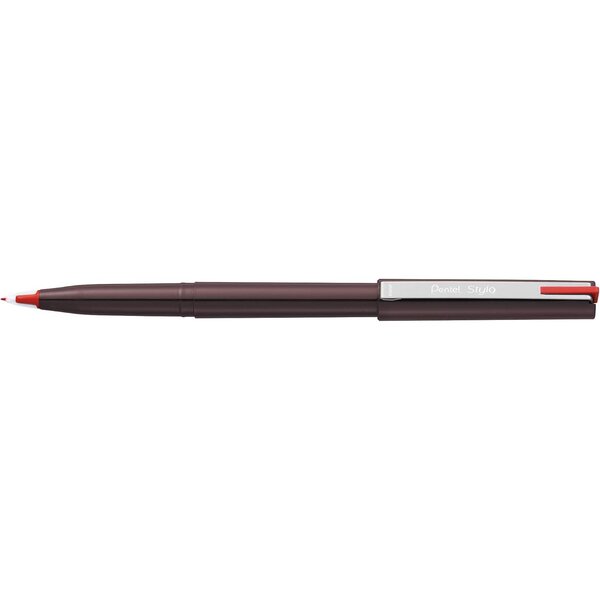 Feutre plume Pentel Stylo JM20 Rouge x 12 PENTEL