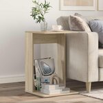 vidaXL Table d'appoint Chêne Sonoma 40 x 38 x 62 5 cm