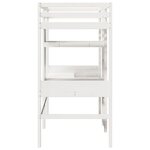 vidaXL Cadre de lit superposé sans matelas blanc 80x200 cm pin massif