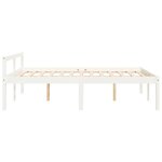 vidaXL Lit pour personne âgée sans matelas 140x190 cm bois pin massif