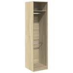 vidaXL Garde-robe Chêne sonoma 50x50x200 cm Bois d'ingénierie