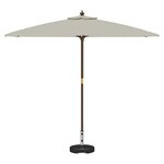 vidaXL Pied de parasol Noir 45 x 45 x 37.5 cm Granite