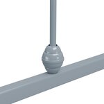 vidaXL Cadre de lit sans matelas gris métal 90x200 cm