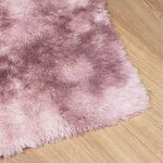 vidaXL Tapis Shaggy à poils longs NAVARRA rose poudré 80x150 cm