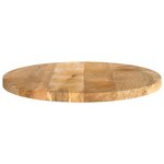 vidaXL Dessus de table Ø 60x2 5 cm rond bois de manguier massif