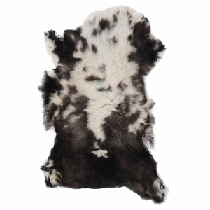 vidaXL Peau de mouton Couleur mélangée (60-70)x(90-100) cm