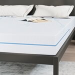 vidaXL Matelas Blanc 140 x 190 cm Mousse