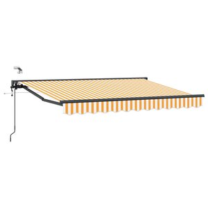 vidaXL Auvent rétractable électrique 2 5 x 2 m