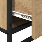 vidaXL Ensemble de mobilier de salle de bain Chêne artisanal