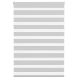 vidaXL Store zèbre gris clair largeur du tissu 95 9 cm polyester