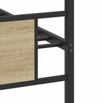 vidaXL Cadre de lit sans matelas chêne sonoma 80x200 cm