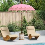 Parasol balinais Rose 180-190 cm Coton  bois massif