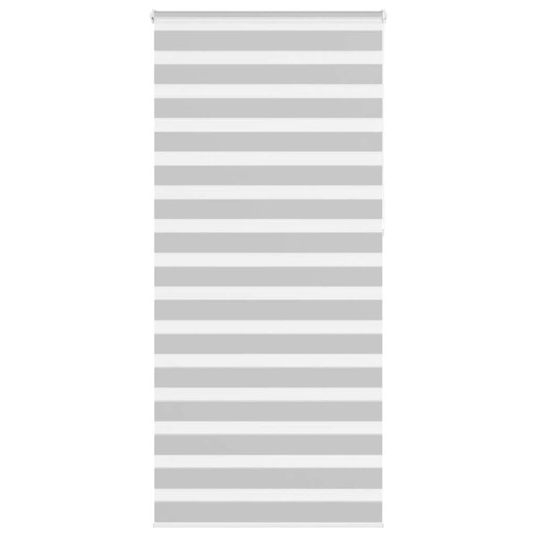 vidaXL Store zèbre gris clair largeur du tissu 100 9 cm polyester