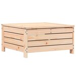 vidaXL Repose-pied de jardin 62x63 5x32 cm bois de pin massif