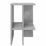 vidaXL Table basse Gris béton 40 x 30 x 49 cm Bois d'ingénierie