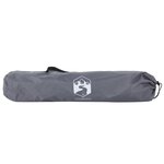 vidaXL Tente de plage 2 personnes gris libération rapide imperméable