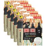 Etui carton x 4 surligneurs BOSS ORIGINAL NatureCOLORS x 5 STABILO