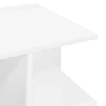 vidaXL Table basse Blanc 87 x 50 x 45 cm Bois d’ingénierie
