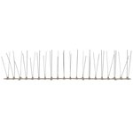 vidaXL Ensemble de 6 pointes à 4 rangées contre oiseaux Plastique 3 m