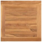 vidaXL Table basse Marron 45 x 45 x 45 cm Bois de teck solide