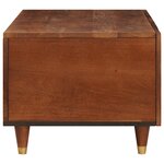 vidaXL Tables basses Marron 80 x 50 x 40 cm