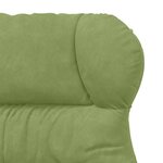vidaXL fauteuil Vert clair 69 x 74 x 93 cm Velours