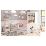 Lit enfant FALA BAR+SZU 160x80 Princess avec tiroir de rangement avec matelas